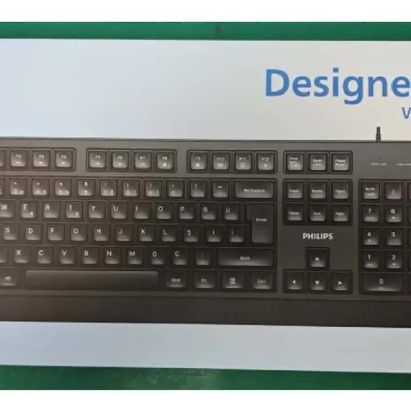 Philips Usb Klavye Türkçe Q Kablolu Siyah BK247