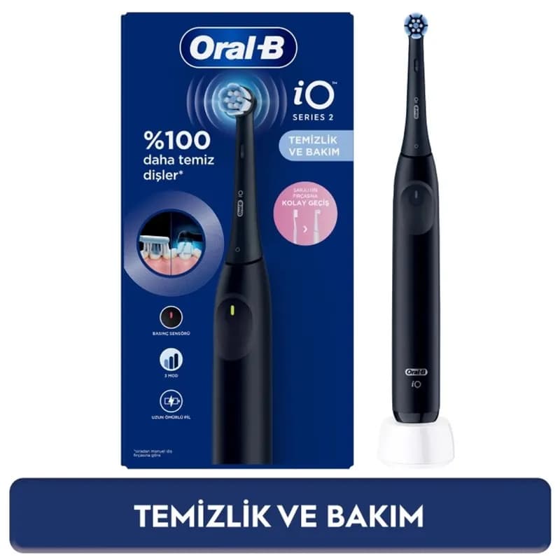 iO 2 Şarjlı Diş Fırçası Gece Siyahı