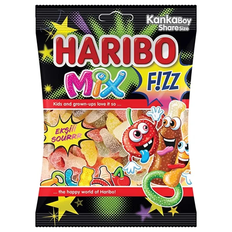 Fizz Mix Meyve Aromalı Karışık Yumuşak Şeker 70 gr