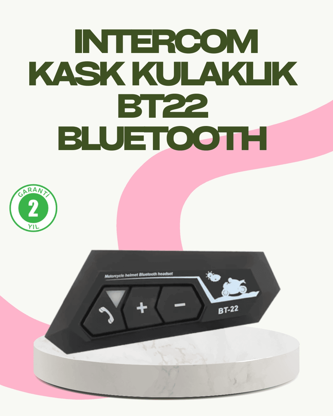 Bluetooth 5.0 Edr Kask Kulaklık Yüksek Ses Kalitesi Ve Gürültü Önleme
