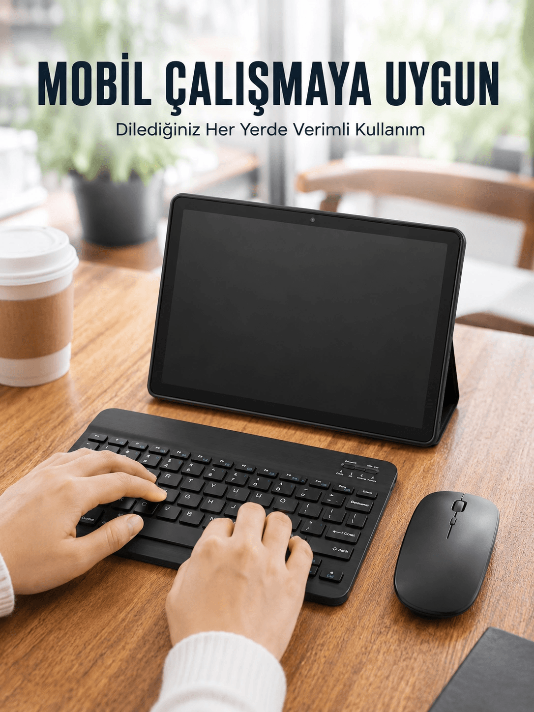 Bluetooth Klavyeli Android Tablet Seti Sım Kart Destekli Kablosuz Mouse Ve Mobil Çalışma Deneyimi