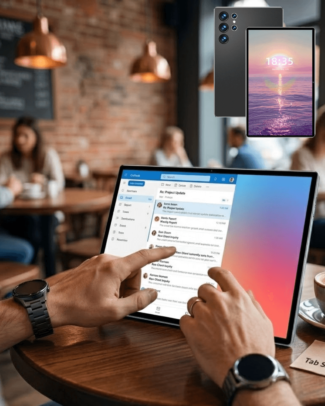 Klavyeli Android Tablet 1tb Hafıza 16gb Ram Kalem Ve Kılıf Hediyeli