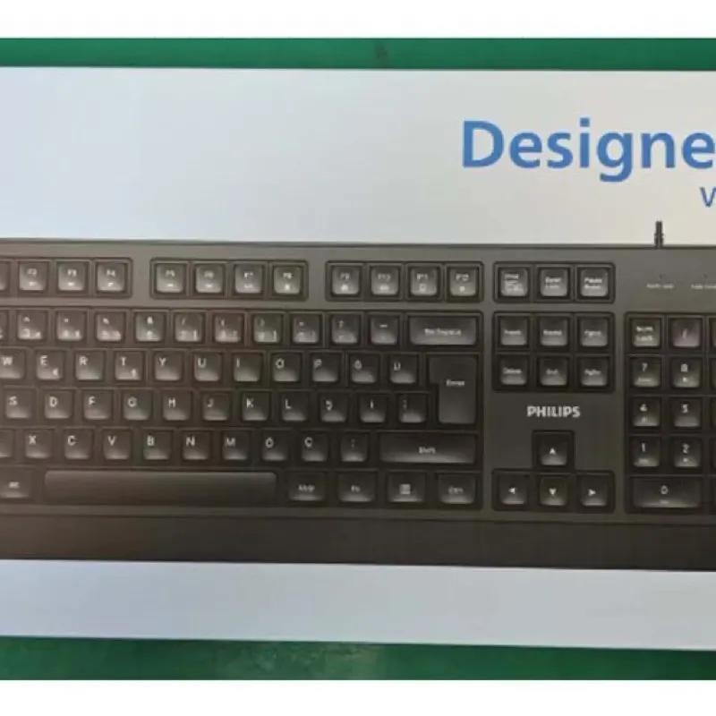 Philips Usb Klavye Türkçe Q Kablolu Siyah BK247