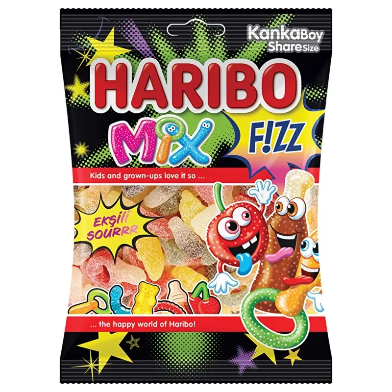 Fizz Mix Meyve Aromalı Karışık Yumuşak Şeker 70 gr